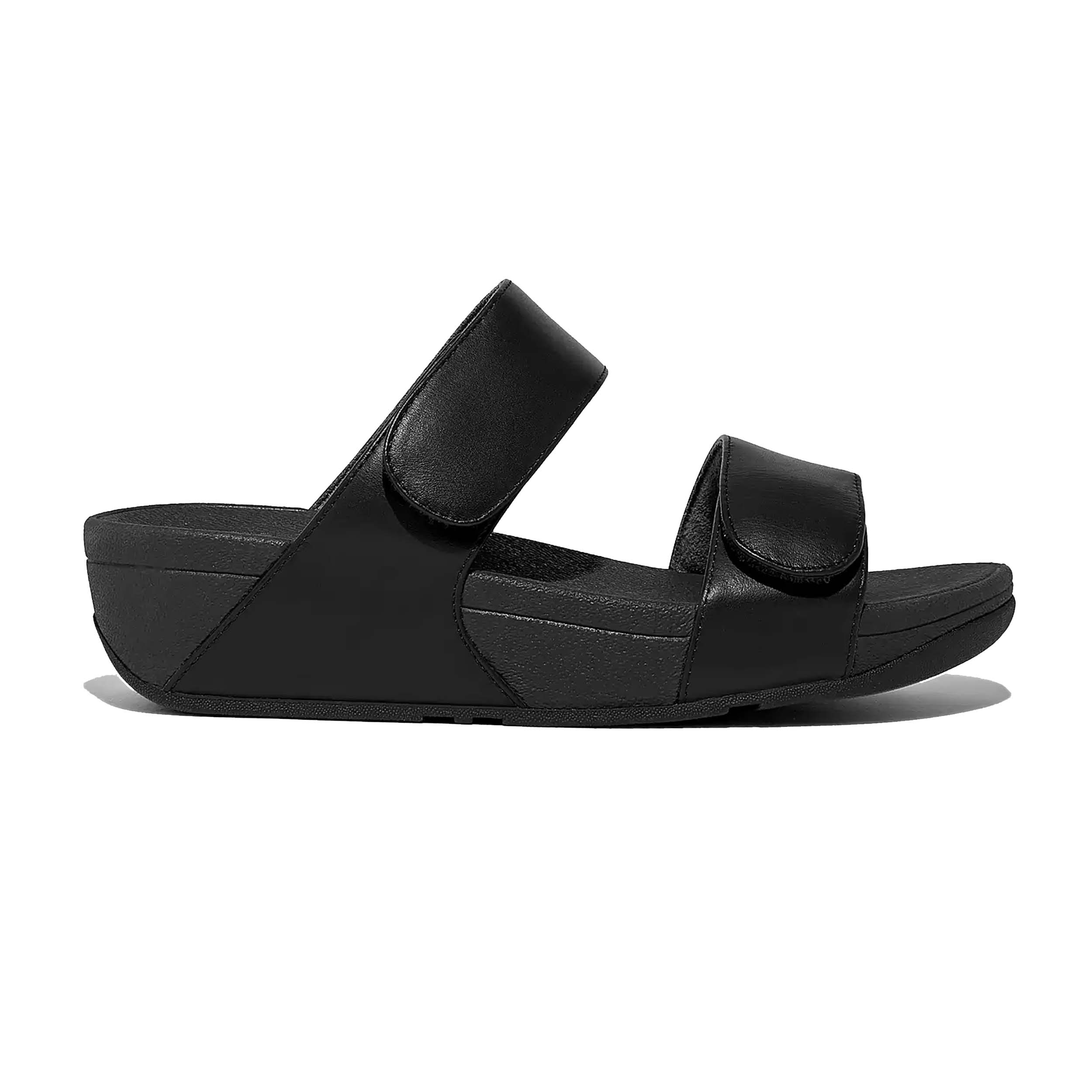 FitFlop FV6 Slipper Lulu Ajustable All Black
