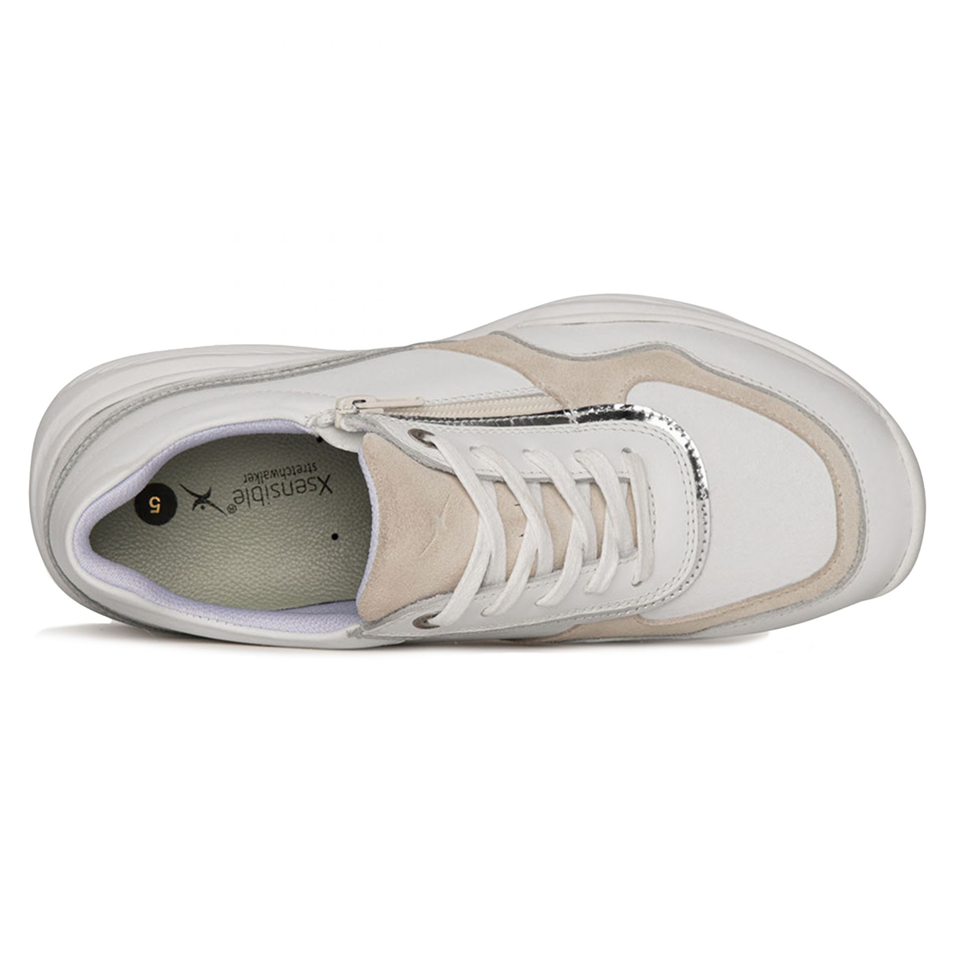 Xsensible 30085.3 Sneaker SWX11 White/Silver Hx