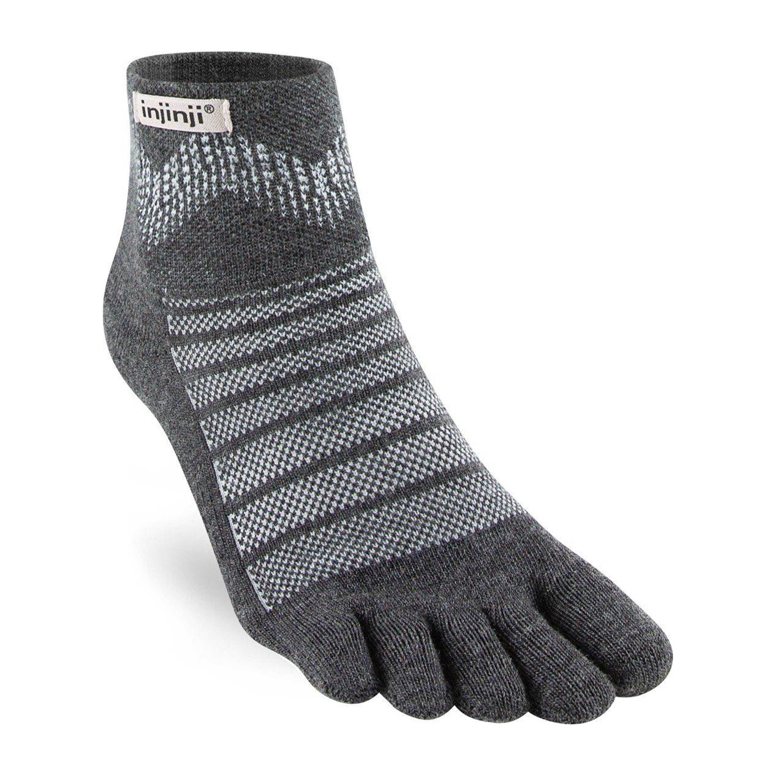 Injinji 223630 Teensokken Outdoor Midweight Mini-Crew Wool Slate