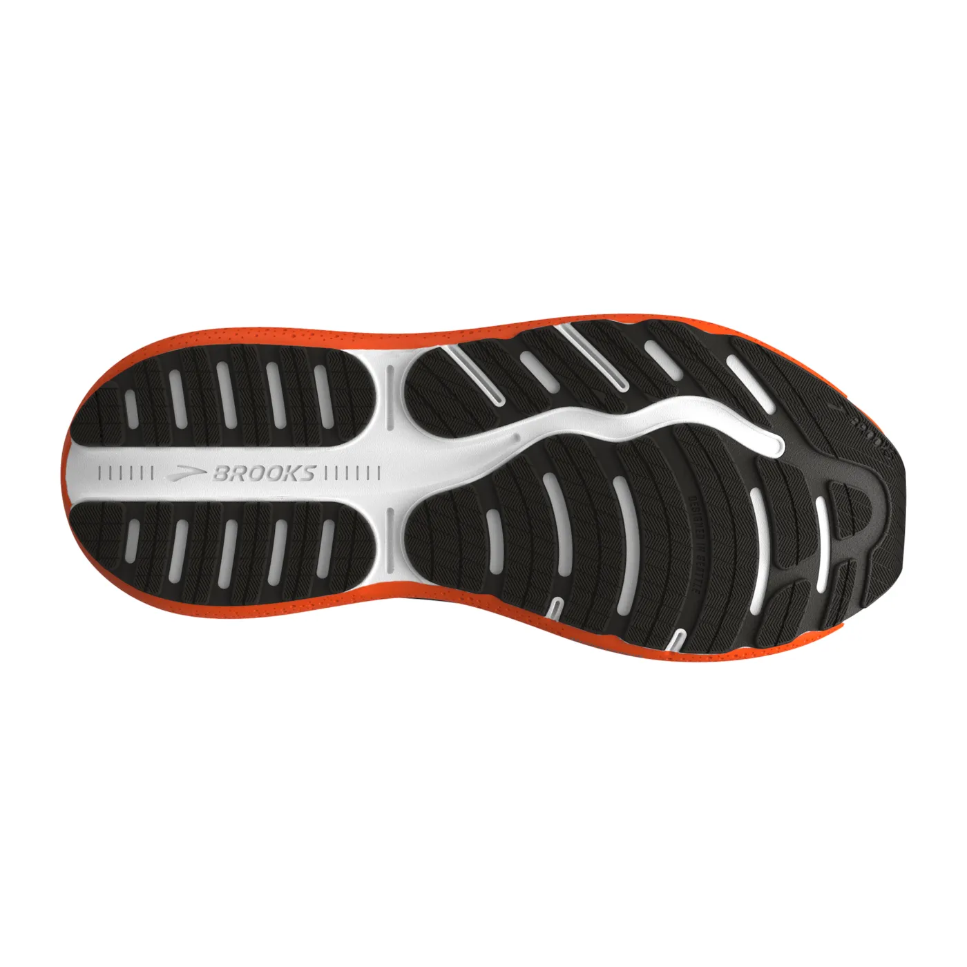 Brooks 110431 Ghost Max 2 Men Oyster Mushroom/Orange/Teal